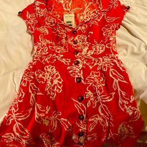 Free People retro flirty dress